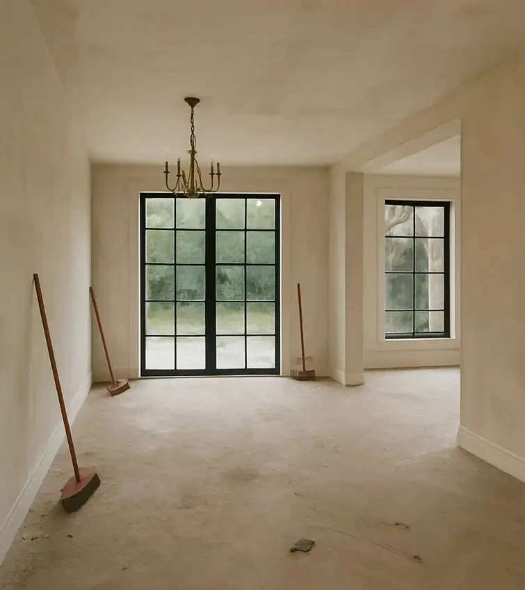 Before building cleaning